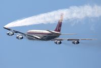 N707JT @ LAX - Fuel can be seen pouring out of the port side wing vent in dramatic fashion as Jett Clipper Ella climbs out from RWY 25L enroute to Stewart Int'l (KSWF) - Newburgh, NY. - by Dean Heald