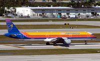 6Y-JMR @ KFLL - Colourful livery at KFLL - by Terry Fletcher