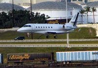 N173JM @ KFLL - Gulfstream 200 about to land at FLL - by Terry Fletcher