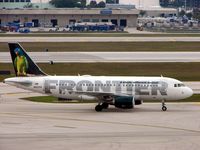 N937FR @ KFLL - The wonderful tail liveries on Frontier Airlines - by Terry Fletcher