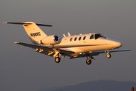 N198RG @ VNY - RJ Grad Aviation LLC 1997 Cessna 525 CitationJet N198RG from San Diego Montgomery Field (KMYF) on short-final to RWY 16R.