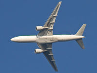 I-DISD @ KJFK - An Italian Boeing Triple-7 glides serenly over New Jersey's Sandy Hook on it approach to JFK. - by Daniel L. Berek