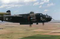 N25YR @ PPA - IN flight with B-17 Chuckie at Pampa, TX - by Zane Adams