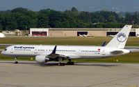 TC-SND @ LSGG - Sun Express B757 at Geneva on the day of EBACE2007 exhibition