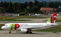 CS-TTN @ LSGG - TAP A319 at Geneva on the day of EBACE2007 exhibition