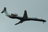 G-EMBW @ EGBB - Flybe EMB-145 approaching Birmingham airport - by Henk van Capelle