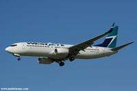 C-GZWS @ CYVR - Westjet landing at Vancouver - by Michel Teiten ( www.mablehome.com )
