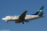 C-GBWS @ CYVR - Westjet landing at YVR