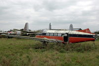 G-ANUW @ EGBL - The end: the remains of G-ANUW are rotting away with the Jet Aviation Preservation Group at Long Marston airfield - by Henk van Capelle