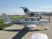 N818DL @ PWK - On the Ramp