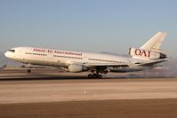 N720AX @ LAS - Omni Air International N720AX (FLT OAE111) from Honolulu Int'l (PHNL) landing on RWY 25L. - by Dean Heald