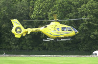 G-SASB @ EGPH - SAS Helicopter lands at Police HQ Edinburgh. - by Malcolm Mackenzie