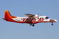 N404VA @ VGT - Vision Air N404VA on short-final to RWY 12R. - by Dean Heald