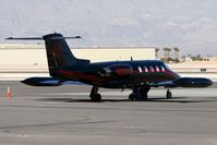 N712DP @ VGT - Don The Snake Prudhomme's 1980 Gates Learjet 25D N712DP on the ramp at North Las Vegas Airport, while he is in attendance at The Strip at Las Vegas for the AC Delco NHRA Nationals. - by Dean Heald