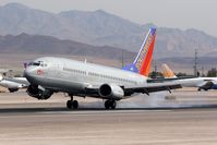 N629SW @ LAS - Southwest Airlines Silver ONE N629SW (FLT SWA1269) from Sacramento Int'l (KSMF) landing on RWY 25L. - by Dean Heald