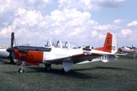 161800 @ OSH - T-34C displayed at the EAA Fly In - by Glenn E. Chatfield