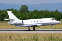 D-BILL @ LFSB - Falcon 2000EX departing rwy 16 - by eap_spotter