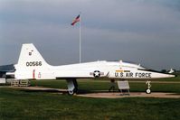 60-0566 @ FFO - T-38A when at the National Museum of the U.S. Air Force.  Now at Meadows Field, Bakersfield, CA - by Glenn E. Chatfield