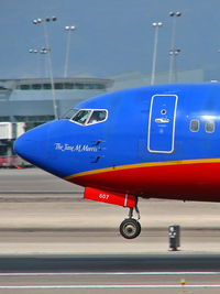 N607SW @ KLAS - Southwest Airlines - 'The June M. Morris' / 1995 Boeing 737-3H4