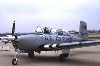 N790RH @ DPA - My son gets to sit in the cockpit of T-34A 55-0233