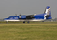 OO-VLI @ EHAM - new acquisition of VLM, taxiing through the Dutch green meadows to runway 36L/18R. - by Philippe Bleus