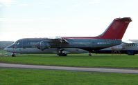 G-CEIF @ EGTE - This Avro 146 used to operate for Northwest as N522XJ - now sat at Exeter UK awaiting its further fate - by Terry Fletcher