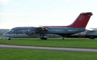 G-CEIF @ EGTE - This Avro 146 used to operate for Northwest as N522XJ - now sat at Exeter UK awaiting its further fate