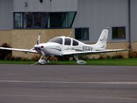N123DV @ EGBJ - Busy late afternoon at Gloucestershire (Staverton) Airport - by Terry Fletcher