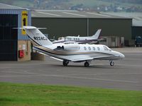 N224CJ @ EGBJ - Busy late afternoon at Gloucestershire (Staverton) Airport - by Terry Fletcher