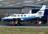 G-GAME @ EGBJ - Busy late afternoon at Gloucestershire (Staverton) Airport - by Terry Fletcher