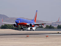 N215WN @ KLAS - Southwest Airlines - 'Ron Chapman - LUV is On-the-Air' / 2005 Boeing 737-7H4 - by Brad Campbell