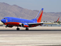 N215WN @ KLAS - Southwest Airlines - 'Ron Chapman - LUV is On-the-Air' / 2005 Boeing 737-7H4 - by Brad Campbell