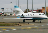 N300SF @ LFBO - Arriving to the General Aviation apron - by Shunn311