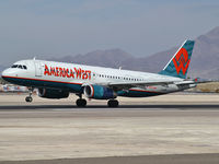 N674AW @ KLAS - America West Airlines / 2005 Airbus A320-232 - by Brad Campbell