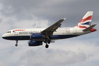 G-EUPF @ EGLL - British Airways A319 - by Andy Graf-VAP