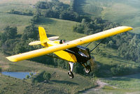 N17288 @ IA27 - Ford powered  Super Ace in flight near Antique Airfield Blakesburg, IA - by BTBFlyboy