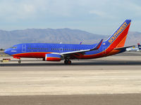 N448WN @ KLAS - Southwest Airlines - 'The Spirit of Kitty Hawk' / 2003 Boeing 737-7H4 - by Brad Campbell