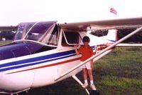 N511E - Me as a youngster by my uncle's 172. - by ryanburnette