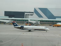 N446AW @ CYYZ - US Airways Bombardier Cl600 just arrived at Toronto Pearson Airport - by Ken Wang