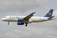 5B-DBB @ EGLL - Cyprus Airways A320 - by Andy Graf-VAP