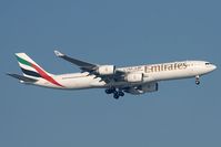 A6-ERB @ LOWW - Emirates A340-500