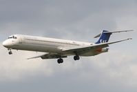 LN-RMS @ EGLL - Scandinavian Airlines MD80 - by Andy Graf-VAP