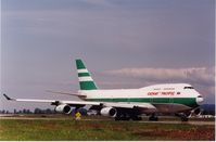 B-HUA @ YVR - taxying for departure at YVR,Jul.1999 - by metricbolt