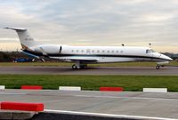 VP-BVS @ EGGW - Legacy being pulled onto Harrod's ramp at Luton - by Terry Fletcher