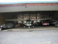 N3726R @ KLVN - Parked inside the hangar. - by Mitch Sando
