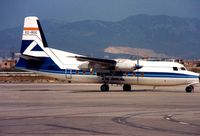 EC-BOC @ LEPA - Fokker 27 (cn 10353) in old Aviaco colours - subsequently operated in Cuba as CU-T1291 - by Terry Fletcher