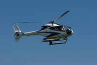 G-FCKD - Helicopters arrive at the temporary Heliport on 2007 Epsom Derby Day (Horse racing)