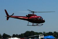 G-FIBS - Helicopters arrive at the temporary Heliport on 2007 Epsom Derby Day (Horse racing)