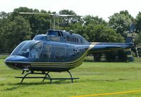 G-HMPH - Helicopters arrive at the temporary Heliport on 2007 Epsom Derby Day (Horse racing)