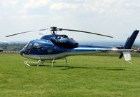 G-EMHH - Helicopters arrive at the temporary Heliport on 2007 Epsom Derby Day (Horse racing)